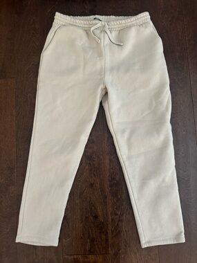 Zara tan sweatpants XL